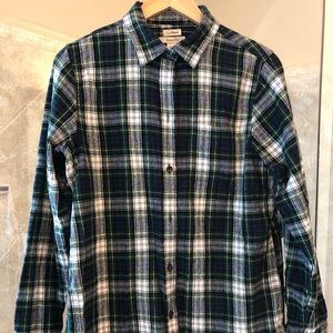 L.l Bean relaxed fit flannel shirt